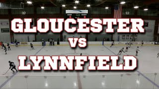 GLOUCESTER FISHERMEN VS LYNNFIELD PIONEERS BOYS VARSITY HOCKEY 22223 [upl. by Magill]