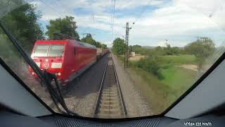 Führerstandmitfahrt in Regionalbahn von Freiburg nach Offenburg  BR 463 Siemens Mireo [upl. by Rist]