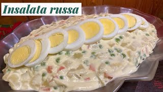 Insalata russa  RICETTA FACILE E VELOCE [upl. by Erdnassac]