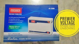 Best and cheapest Voltage stabilizer for airconditioners ac  premier voltage stabilizer unboxing [upl. by Stockmon]