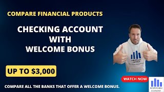 Best checking accounts with a welcome bonus 2023 up to 3000 by opening a new account [upl. by Iclehc]