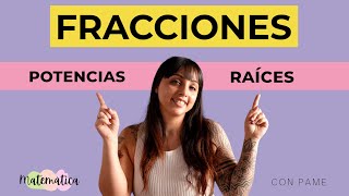 ¿Cómo resolver potencias y raíces con fracciones [upl. by Janaya]