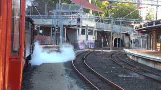 C17 974  ARHS Steam Train to Nambour  Saturday 12th July 2014 [upl. by Aloek478]