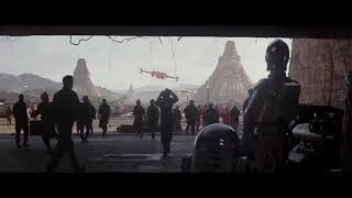 Rebel Fleet arrives to Scarif Scene Rogue One A Star Wars Story 2016 [upl. by Reifnnej]