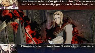 Fire Emblem Warriors Three Hopes  Jeritza vs Catherine Unique Dialogue [upl. by Eisenhart640]