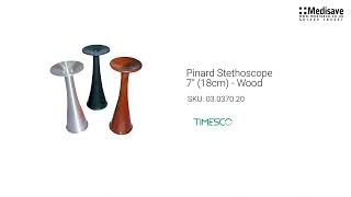 Pinard Stethoscope 7 18cm Wood 03 0370 20 [upl. by Nnylesor582]