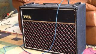 1964 JMI Vox AC30 Top Boost Demo John Mayer Strat and Tube Drive [upl. by Adnorahs199]