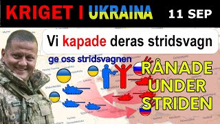 11 Sep OTROLIGT Ukrainarna JAGAR RYSSARNA MED EN STULEN RYSK STRIDSVAGN  Kriget i Ukraina [upl. by Bristow]