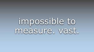 What does Immeasurable mean [upl. by Elamor]