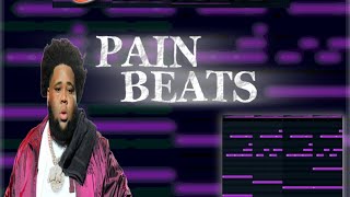 How to make PAIN BEATS for ROD WAVE  FL Studio Tutorial [upl. by Birdt313]