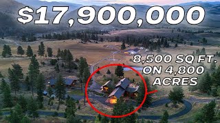 Inside a 17900000 Montana Ranch on 4800 Acres [upl. by Xantha]