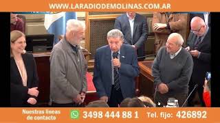 HOMENAJE A LUIS LANDRISCINA Y MAMERTO MENAPACE EN CÁMARA DE SENADORES DE SANTA FE [upl. by Adore294]