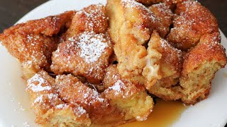 Easy Baked French Toast Casserole Recipe  Delicious and Simple Breakfast [upl. by Slaohcin]