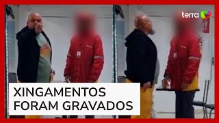 Frentista é alvo de xingamentos racistas e xenofóbicos em Curitiba PR [upl. by Riffle]