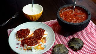 Corundas Michoacanas de FRIJOLES CON QUESO  Hechas con MASECA  Receta con Salsa y Relleno [upl. by Prima]