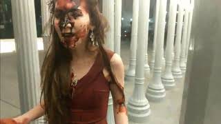 HOW MUCH FAKE BLOOD CAN U USE AT A MUSEUM  IRL STREAMER [upl. by Nybbor]