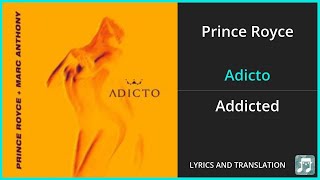 Prince Royce  Adicto Lyrics English Translation  ft Marc Anthony  Spanish and English [upl. by Dwaine577]