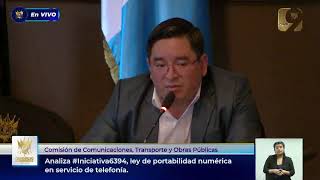 Comisión de Comunicaciones analiza Iniciativa6394 [upl. by Peder550]