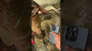 I phone 15 pro water test trending Puneettiwariji youtubeshorts viralshorts 15pro iphone 1 [upl. by Anerres605]