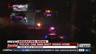 Man shot inside home near Ann Rainbow [upl. by Baggott]