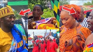 Cheddar CLASH with Bawumia See how Asantehene amp Asantehemaa with top dignitaries appeared  Manhyia [upl. by Delcina]