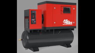 How to service Airwave MicroVARISpeed MT Series Variable Speed Rotary Screw Air Compressors [upl. by Iden]