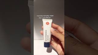 REVIEW WHITENING CREAM BY VIVA reviewjujur viva skincare skincarewajahamanbpom skincareroutine [upl. by Tiffa580]