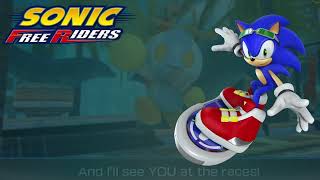 Get Ready for the Big Event  Sonic Free Riders Slowed Down [upl. by Faye]