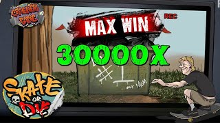 MAX WIN W POLSKIM KASYNIE ONLINE Mnożnik 30000x na slocie Skate or Die [upl. by Biddle246]