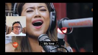 Reaction to Morissette aka Asias Phoenix quotNaririnig Mo Baquot Live Wish1075 Bus🧦🧦👏👏👏Sing Girl [upl. by Waterer718]