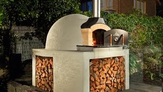 How to Build our Wood Fired Brick Pizza Oven Kit [upl. by Thornburg]