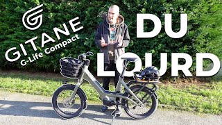 Test du Gitane GLife Compact  le petit vélo de ville à tout faire un peu trop costaud [upl. by Cuttler]