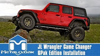 How to Install MetalCloak JL Game Changer Suspension 6Pak Edition [upl. by Buckie]