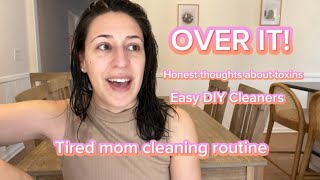 NAPTIME CLEAN WITH ME  HONEST CHAT ABOUT TOXINS  NATURAL SKINCARE [upl. by Kinelski]