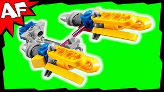 Anakins PODRACER 30057 Lego Star Wars Animated Building Review [upl. by Elyrehc]