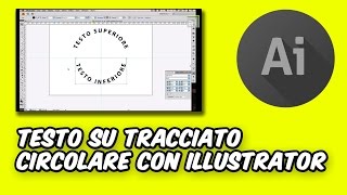 Testo su tracciato circolare con Illustrator per creare badge distintivi patch ecc [upl. by Ensoll]