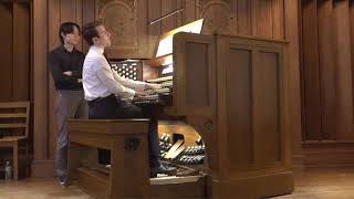 TRIO SONATA IN EFLAT MAJOR BWV 525 by Johann Sebastian Bach  Jacob Gruss Organist [upl. by Nevi]