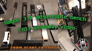 Rogue 31 Adjustable Bench Assembly Video thats right 31 [upl. by Valente]