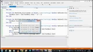 VBTutorial  Einen einfachen Taschenrechner erstellen [upl. by Sosna478]