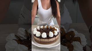 Pretzel Mousse layer cake 🥨🍰  Chocolate Mousse Filling for layer cake  Mousse layer cake recipe [upl. by Dry]