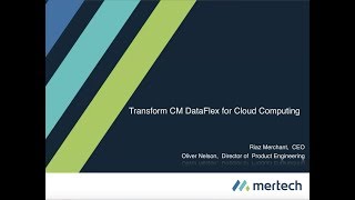 Transforming DataFlex Character Mode Applications for Cloud Computing Webinar 40 min [upl. by Joseito]