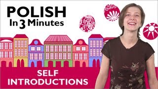 Learn to Speak Polish Lesson 1  How to Introduce Yourself in Polish [upl. by Lyreb680]