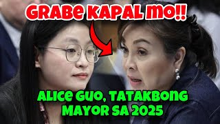 ALICE GUO TATAKBONG MAYOR SA BAMBAN SA 2025 KAHIT PATONG PATONG ANG KASO [upl. by Ybbed]