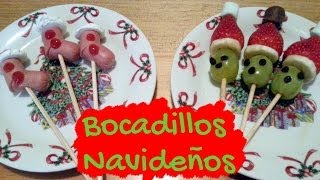 Bocadillos Navideños  Recetas navideñas [upl. by Ylicec]