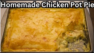 Homemade Chicken Pot Pie Recipe [upl. by Annaek]