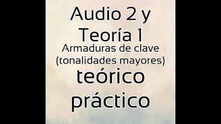 Armaduras de clave en tonalidades mayores AUDIO 2 y TEORÍA 1 [upl. by Ahsinal]