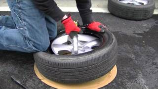 how to mount a tire by hand [upl. by Montagna]