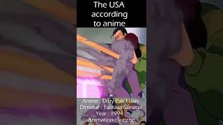 America in Japanese Anime anime animeedit viralanimes ytshorts [upl. by Wit891]