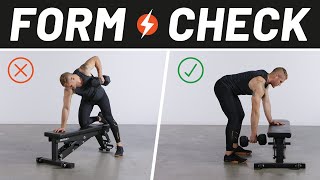 How to Perfect Your Dumbbell Row  Form Check  Mens Health [upl. by Allys]