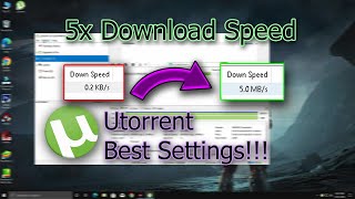 How to Speed Up uTorrent Downloads  5x Download Speed  Speed Up Utorrent [upl. by Waterer745]